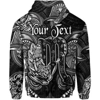 Custom Scorpio Zodiac Polynesian Hoodie Unique Style Black LT8 - Wonder Print Shop