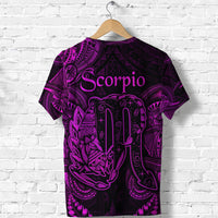 Scorpio Zodiac Polynesian T Shirt Unique Style Pink LT8 - Wonder Print Shop