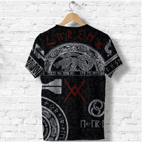 Viking T Shirt Baldur Norse Mythology Tattoo RLT12 - Wonder Print Shop