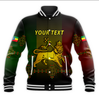 (Custom Personalised) Ethiopia Baseball Jacket LT13 - Wonder Print Shop