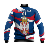 (Custom Personalised) Serbia Baseball Jacket Sporty Style LT8 - Wonder Print Shop