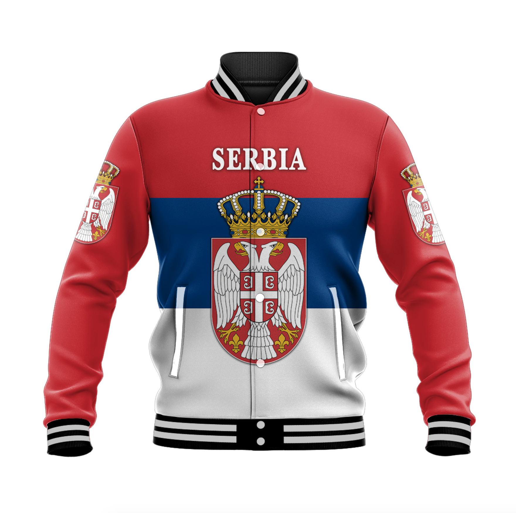 custom-personalised-serbia-baseball-jacket-srbija-flag-style