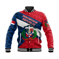 Dominican Republic Baseball Jacket Sporty Style LT8 - Wonder Print Shop