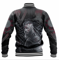 Viking Clothing Ragnar and Raven Baseball Jacket RLT12 - Wonder Print Shop
