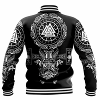 Viking Clothing Viking Valknut Ship Baseball Jacket RLT12 - Wonder Print Shop