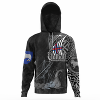 Viking Faroe Islands Drakkar Gaiter Hoodie RLT12 - Wonder Print Shop