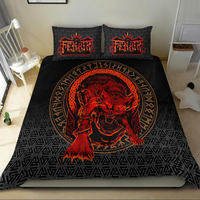 Viking Bedding Set Fenrir Norse 3D RLT12 - Wonder Print Shop