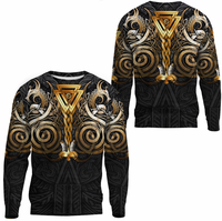 Viking Clothing Viking Valknut Odin Norse Mythology Sweatshirts RLT12 - Wonder Print Shop