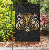 Viking Flag Viking Valknut Odin Norse Mythology RLT12 - Wonder Print Shop