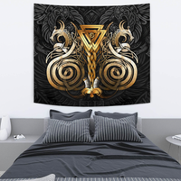 Viking Tapestry Viking Valknut Odin Norse Mythology RLT12 - Wonder Print Shop