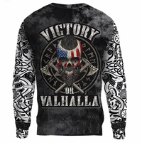 Viking Clothing Viking Mystical Raven American Sweatshirts RLT12 - Wonder Print Shop