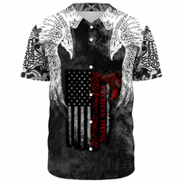 Viking Clothing Viking Mystical Raven American Baseball Jersey RLT12 - Wonder Print Shop