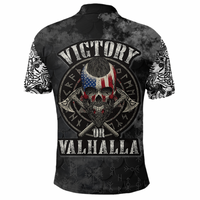 Viking Clothing Viking Mystical Raven American Polo Shirt RLT12 - Wonder Print Shop