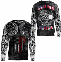 Viking Clothing Hati and Skoll Norse American Viking Sweatshirts RLT12 - Wonder Print Shop