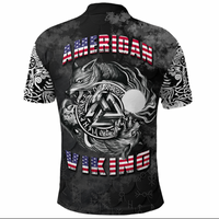Viking Clothing Hati and Skoll Norse American Viking Polo Shirt RLT12 - Wonder Print Shop