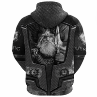 Viking Clothing Armor 3D Style Viking Odin Tattoo Hoodie Gaiter RLT12 - Wonder Print Shop