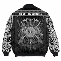 Viking Clothing Viking Valknut Valhalla Celtic Bomber Jacket RLT12 - Wonder Print Shop