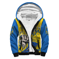 Personalised Ukraine Sherpa Hoodie 31st Independence Anniversary - Wonder Print Shop