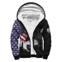 Personalised USA Rugby Sevens Sherpa Hoodie The Eagles - Wonder Print Shop