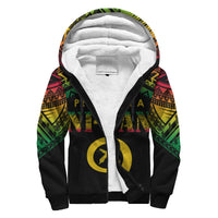 Vanuatu Proud To Be A Ni-Van - Polynesian Pattern Sherpa Hoodie - Wonder Print Shop