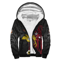 Papua New Guinea Independence Sherpa Hoodie PNG Kumuls - Tribal Crocodile - Wonder Print Shop