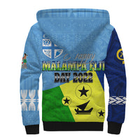 Malampa Fiji Day Sherpa Hoodie Mix Tapa Style - Wonder Print Shop