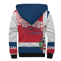 Dominican Republic Sherpa Hoodie Independence Day Flag Style - Wonder Print Shop