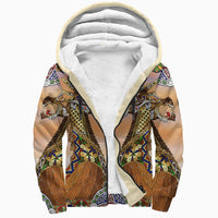 Viking Clothing Drakkar Viking Ship Sherpa Hoodie RLT12 - Wonder Print Shop