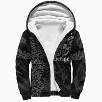 Viking Clothing Viking Drakkar Sweden Warship Sherpa Hoodie RLT12 - Wonder Print Shop