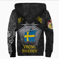 Viking Clothing Viking Sweden Drakkar Sherpa Hoodie RLT12 - Wonder Print Shop