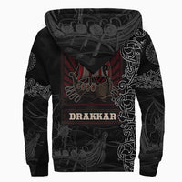 Viking Clothing Viking Drakkar Warship Sherpa Hoodie RLT12 - Wonder Print Shop