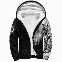 Viking Sherpa Hoodie Mystical Raven Tattoo Special RLT12 - Wonder Print Shop
