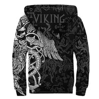 Viking Sherpa Hoodie - Special Raven Tattoo RLT12 - Wonder Print Shop
