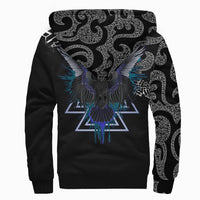 Viking Sherpa Hoodie - Raven Of Odin RLT12 - Wonder Print Shop