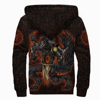 Viking Sherpa Hoodie - Skoll and Hati Artstation RLT12 - Wonder Print Shop