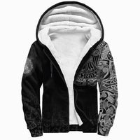 Viking Sherpa Hoodie - Celtic Raven Tattoo RLT12 - Wonder Print Shop