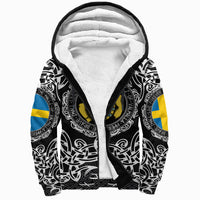 Viking Sherpa Hoodie - Sweden Viking Pattern RLT12 - Wonder Print Shop