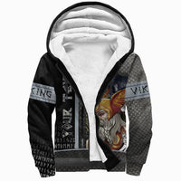 (Custom) Viking Sherpa Hoodie - Odin Style Armor RLT12 - Wonder Print Shop