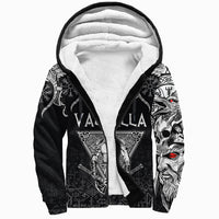 Viking Sherpa Hoodie Warrior Valhalla and Double Dragon RLT12 - Wonder Print Shop