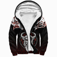 Viking Sherpa Hoodie Odin, Raven, Fenrir and Valknut RLT12 - Wonder Print Shop