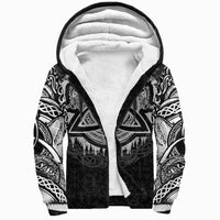 Viking Sherpa Hoodie - Dragon Celtic RLT12 - Wonder Print Shop