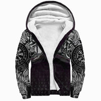Viking Sherpa Hoodie Hati and Skoll Valknut RLT12 - Wonder Print Shop