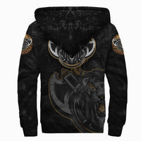 Viking Sherpa Hoodie - Viking Lion RLT12 - Wonder Print Shop