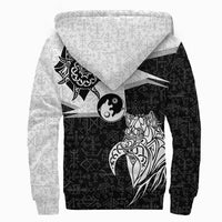 Viking Sherpa Hoodie - Skoll and Hati New Style RLT12 - Wonder Print Shop