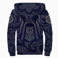 Viking Sherpa Hoodie Odin God Tattoo RLT12 - Wonder Print Shop