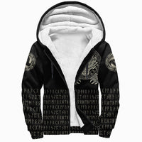Viking Sherpa Hoodie Nordic Wolves RLT12 - Wonder Print Shop