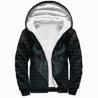 Viking Sherpa Hoodie - Odin Angry RLT12 - Wonder Print Shop