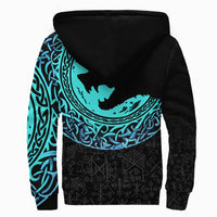 Viking Sherpa Hoodie - Fenrir Norse Wolf RLT12 - Wonder Print Shop