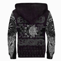 Viking Sherpa Hoodie Hati and Skoll Valknut RLT12 - Wonder Print Shop