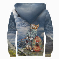 Viking Sherpa Hoodie, Corgi RLT12 - Wonder Print Shop